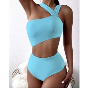Cut-out Waist One Piece Swimsuit